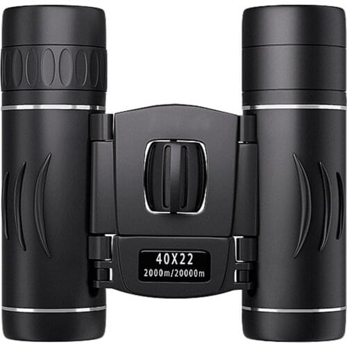 Mini Powerful Binoculars Long Range Waterproof Binocular Wide Angle Compact Size Telescope For Distant Surveillance Travel 40*22