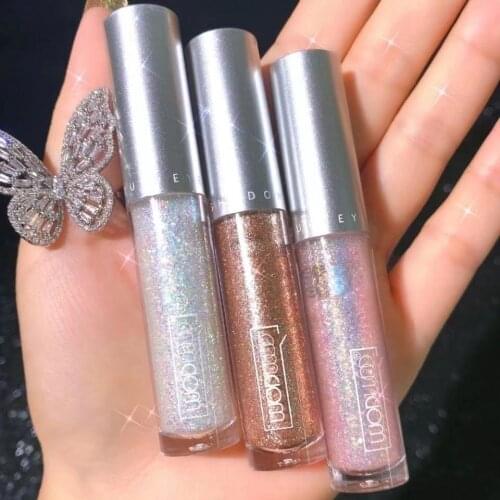 Shiny Liquid Glitter Diamond Eyeshadow Makeup Metallic Pigmented Eye Liner Pencil Shimmer Highlighter Eyeliner Pen Makeup Tools