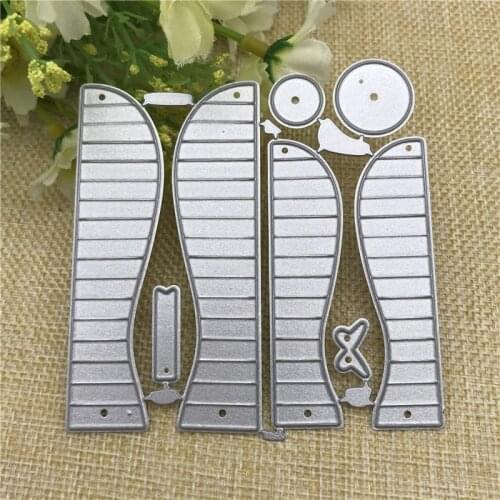 Rosette Hearts Frame Metal Cutting die keychain shaker Heart Paper Key Chain Scrapbook Paper Craft Card Punch Art Knife Cutter