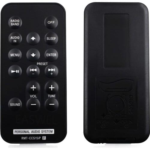 RMT-CCS15iP Remote Control for Sony ICF-CS15iP, ICF-CS15iPN, ICF-DS15iPN