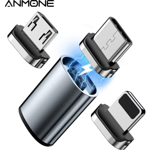 Type C Micro USB Cable Convert Plug Magnetic Cable Adapter Magnetic Charger Cable Connector Mobile Phone Charging Converter