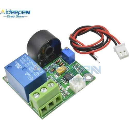 DC 5V 12V 24V 0-5A AC Current Sensor Detection Module Overcurrent Protection Board Relay Module Signal Switch Output For Arduino