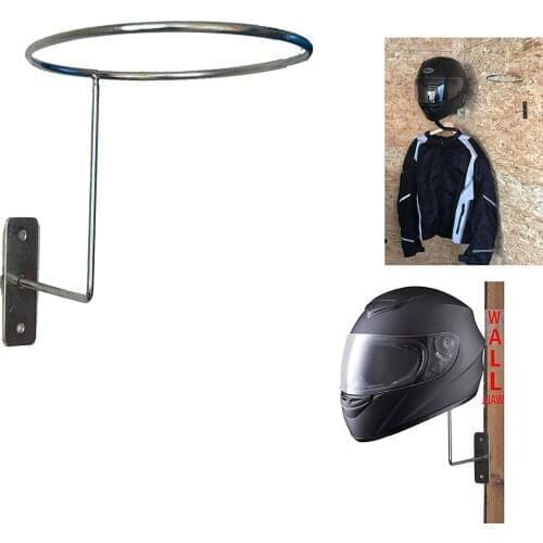 Motorcycle Accessories Helmet Holder Hanger Rack Jacket Hook Gifts–Wall Mounted Entryway Organizer for Coats, Hats, Caps, gloves