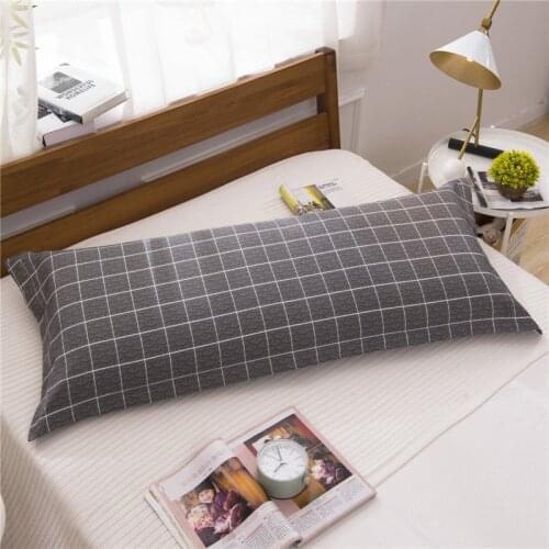 Soft Breathable Cotton Long Pillowcase Home Lovers Double Sleeping Pillow Case Large Size Bed Body Pillow Cover