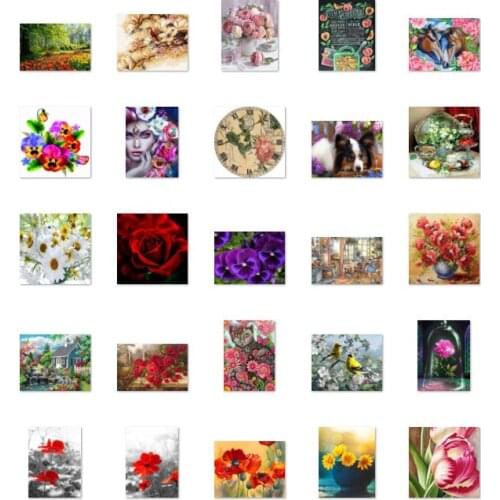 Red rose cross stitch kit people 18ct 14ct UNprinting11ct count print canvas stitches embroidery DIY handmade needlework