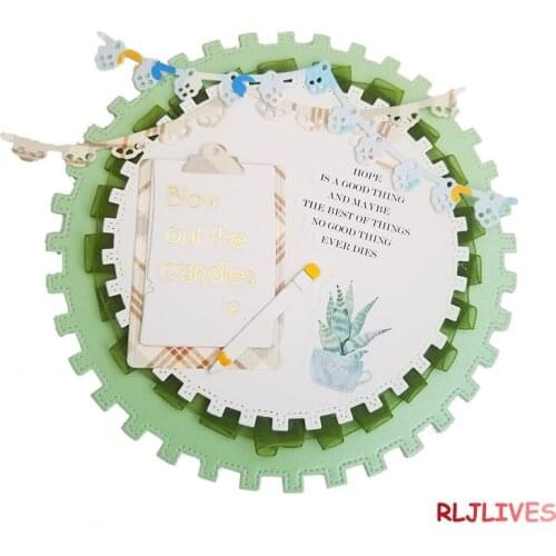 Garland Set Metal Cutting Dies Stencils for DIY Scrapbooking Stamp/photo album Decorative Embossing DIY Paper Cards