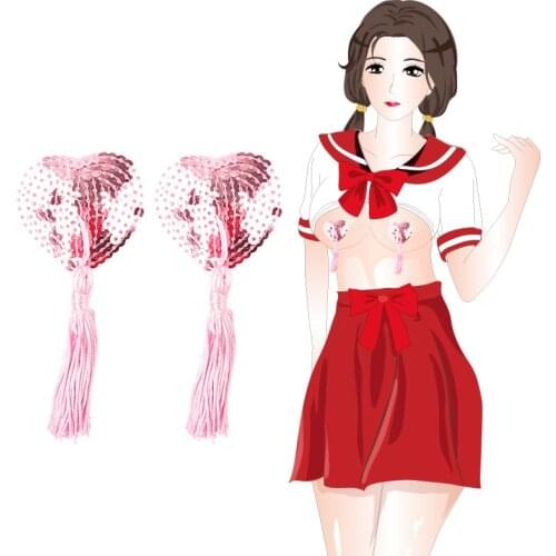 New Sequin Tassel Nipple Sucker Sex Toys For Women Nipple Clamps Sexy Couple Games Breast Intimate Goods Exotic Accessories