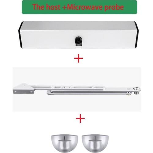 OMATE microwave motion IR sensor Remote control Automatic Swing Door gate Opener single leaf 100kg loading weight kit 2