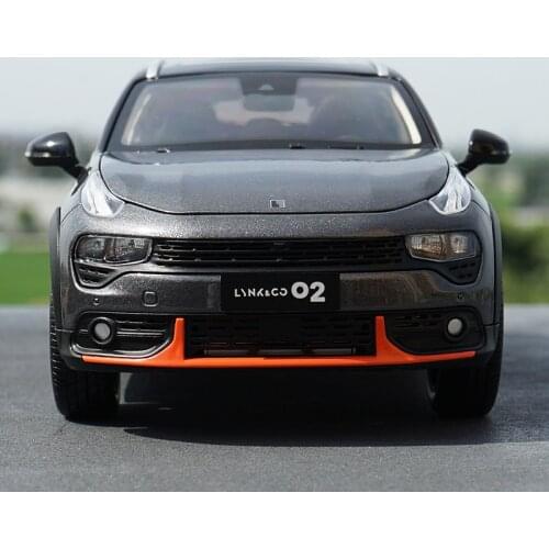 Original factory authentic gold 1:18 linke 02 car model LYNK&CO 02 Geely diecast car model with small gift