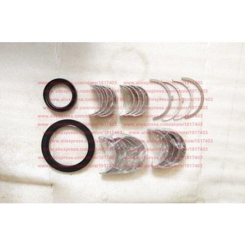 100-01026/01025 Main bearing + 100-04007 Connecting rod bearing + 100-01022/01021 thrust plate + Crankshaft oil seal, SL4105