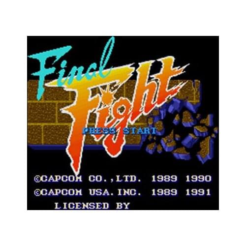 Final Fight NTSC Version 16 Bit 46 Pin Big Gray Game Card For USA Game Players