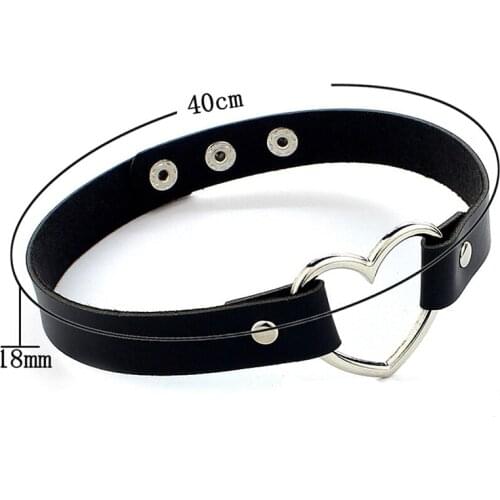 PU Leather Sexy Bondage Collar Strap On Slave Collar Neck Restraints Fetish BDSM Resistance Bands For Couples
