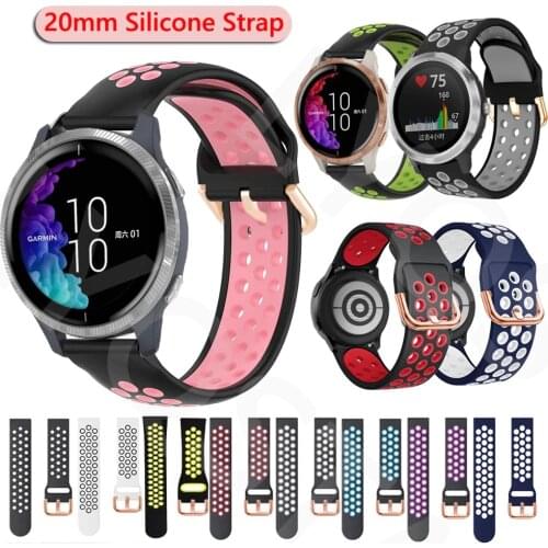 New Watch Wrist Strap For Garmin Venu Vivoactive 3 Move 3/Vivomove HR Silicone Wristband Vivoactive3 Forerunner 245 645 Bracelet