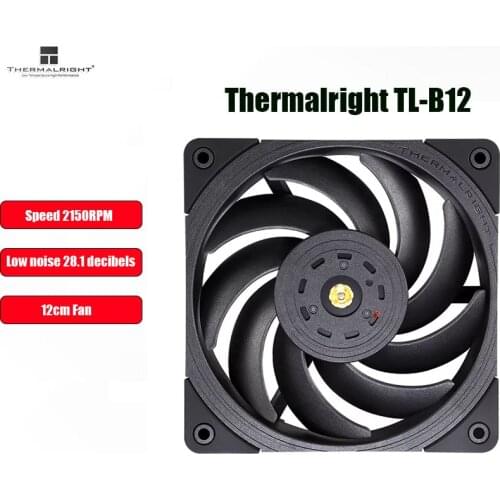 Thermalright TL-B12 12cm chassis cooling fan speed 2150 PWM temperature control