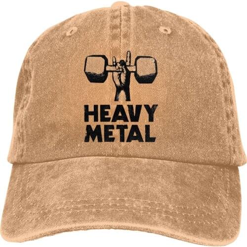 Heavy Metal Lifting Baseball Cap Men Bodybuilding Ripped Muscle Training Caps colors Women Summer Snapback Caps