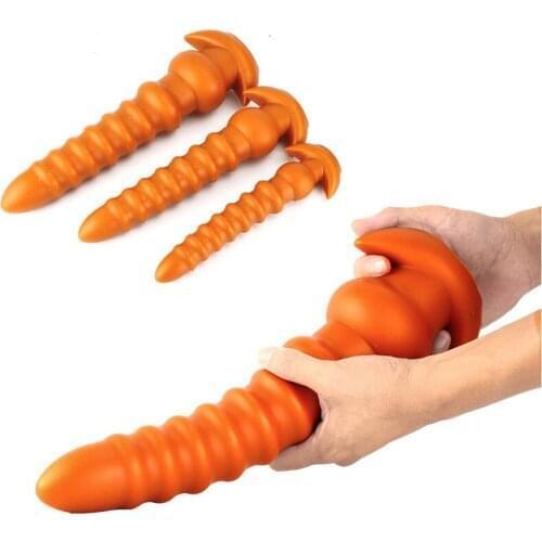 Liquid Silicone Huge Anal Plug Dildo Butt Plug Female Masturbator Anus Expander Gay Prostate Massager Adult Anal Sex Toys Store