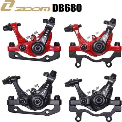 Zoom aluminum alloy mtb bicycle disc brake mountain road mtb mechanical caliper disc brakes cycling double brake