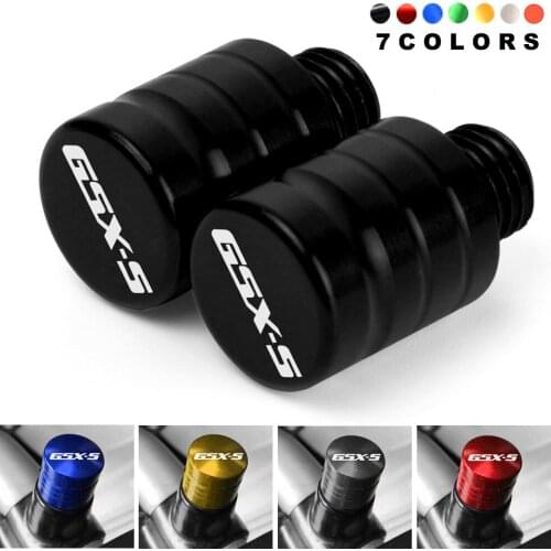 1 Pair/Pcs Universal M10X1.25 Motorcycle CNC Mirror Hole Plug Screw For SUZUKI GSX1300R HAYABUSA GSX-S1000 GSX-S750 LOGO GSX-S