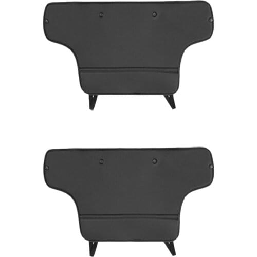 2x Seat Back Kick Mat Anti-Kick Back Seat Protector Cover, Backseat Mat, for Tesla Model 3 / Y 2019-2021