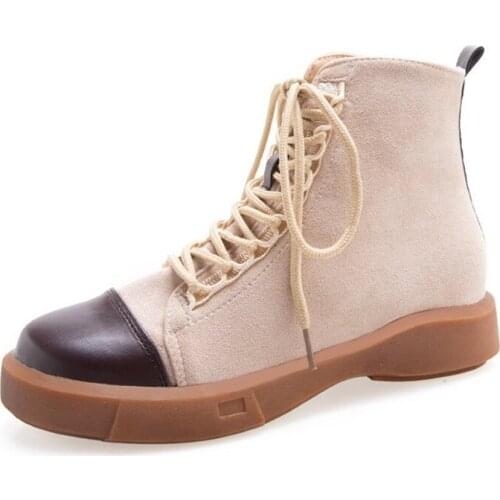 Winter Shoes Retro coloring Women Boots Warm Snow Boots Faux Suede Woman Botines Classic Winter Boots Female Ankle Botas Mujer