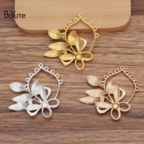 BoYuTe (10 Pieces/Lot) 47*46MM Metal Alloy Butterfly Materials Factory Supply DIY Handmade Jewelry Accessories