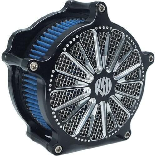 RSD Filter Motorcycle Turbine Air Cleaner Clarity Kit for Harley Touring Road King (2017 - up) Softail (2018 - up) Milwaukee 8