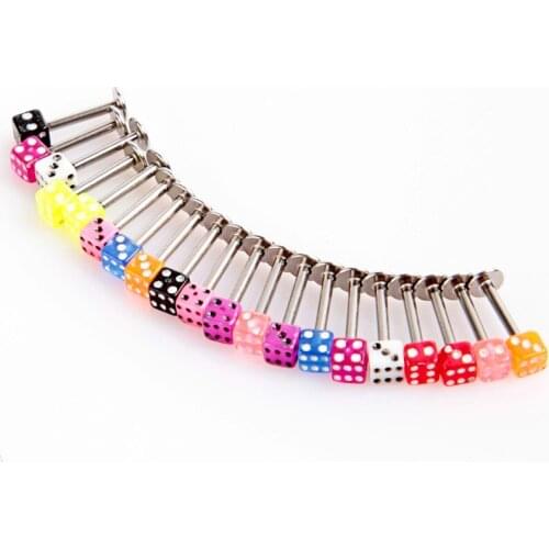 Dice Lip Rings