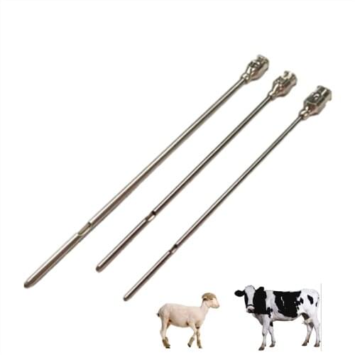 Cows Breast Feeding Needle Stainless Steel Breast Feeder Needles Veterinary Feeding Breast Sheep Cattle Farm Breed 2021 HOT NEW