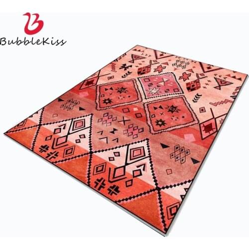 Bubble Kiss Ethnic Style Carpet for Living Room Retro Customized Carpet Abstract Bedroom Rug Fashion Home Decoration Door Mat