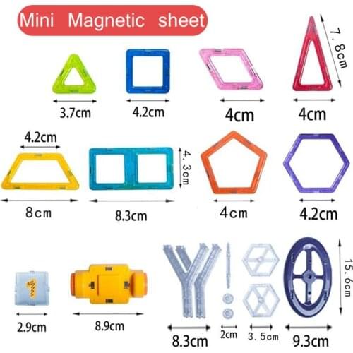 Mini Magnetic Designer Toy Kids Construction Blocks Educational Toys Bricks Magnetic Building Blocks For Children