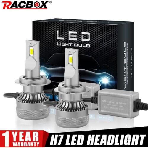 Mini H7 LED Car Headlight Bulb 20000LM 6000K H1 H3 H4 H11 H8 H9 9005 HB3 9006 HB4 9012 Hi/Lo Auto Fog Head Lamp