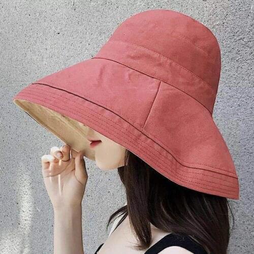 Fashion Wide Brim Sun Cap for Woman UV and Water Proof Visors for Beach High Quality Camping Hat