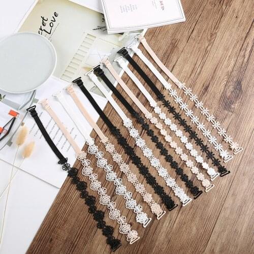 Fashion Bra Straps Women Lace Floral Adjustable Intimates Accessories Sexy Underwear Comfort Straps