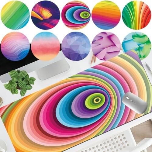 Mouse Pad Large Gaming Gamer Table Mat Durable PU Leather Waterproof Desk Mat Computer Mousepad Keyboard Table Protector