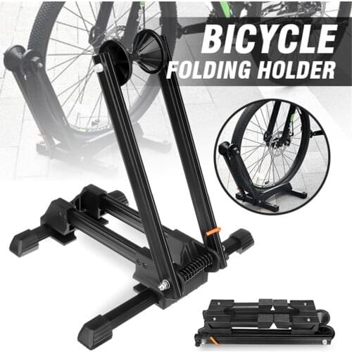 Road Bike Floor Stand Bike Triangle Vertical Stand Hub Bike Repair Stand Kickstand For Bicycle Repair Floor Accessories Graceful