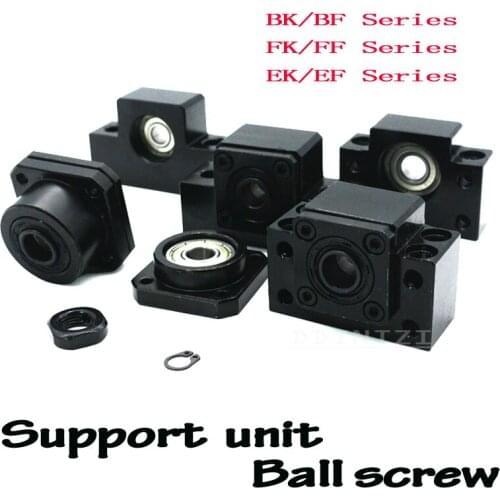 NEW BK10 BF10 BK12 BF12 BK15 BF15 FK10 FF10 FK12 FF12 FK15 FF15 EK10 EF10 EK12 EF12 support unit for ballscrew SFU1605 SFU1204