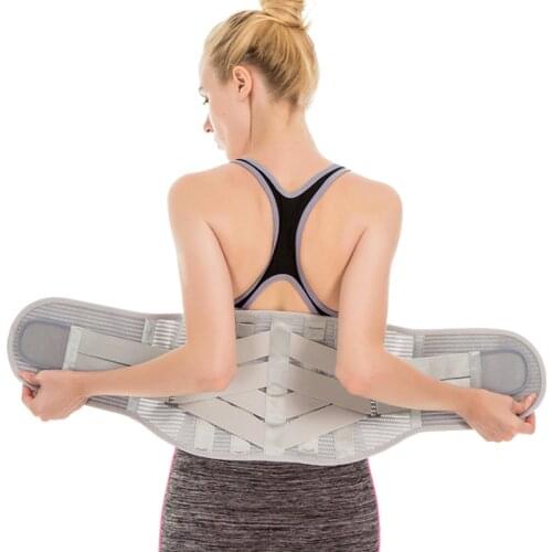 Newest Design Medical Support Bar Belt Orthopedic Posture Corrector Brace Waist Trimmer Belt Lower Back Lumbar Support Belt