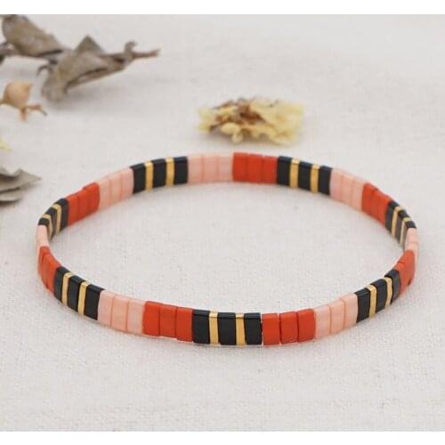 Original Design Yuko TILA Rice Beads Handmade Beaded Jewelry Bohemian Couple Bracelet Jewelry Handmade Armband Beads