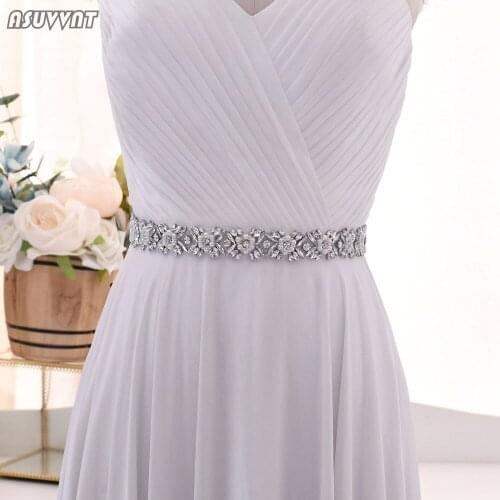 Wedding Belt For Bride Luxury Crystal Rhinestone Pearl And Diamond Belt Flower Girdle Belt For Bridesmaid Women Party Dress Up