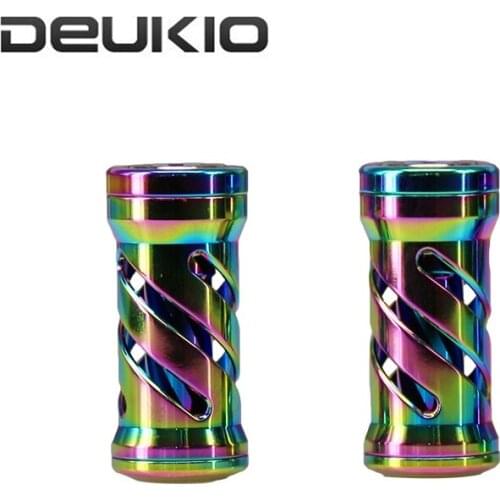 2pcs Colorful Fishing Reel Handle Knobs DIY Refit Handle Grip for S/D/A Brand Rocker Arm Bait Casting Reel Handle Accessories