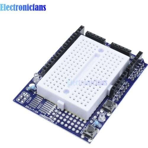 Smart Electronics UNO Proto Shield prototype expansion board with SYB-170 mini breadboard based For UNO R3 ONE ProtoShield DIY
