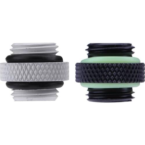 G1/4 Dual External Thread Hose Connector for PC Water Cooling System