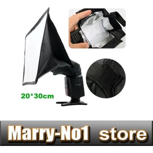 20 x 30cm Soft box Flash Softbox Diffuser For Nikon for Canon nikon DSLR camera