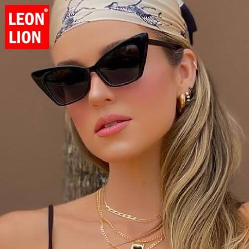 LeonLion Cateye Sunglasses Women 2021 Brand Designer Eyeglasses Women/Men Luxury Retro Glasses Sexy Vintage Gafas De Sol Hombre