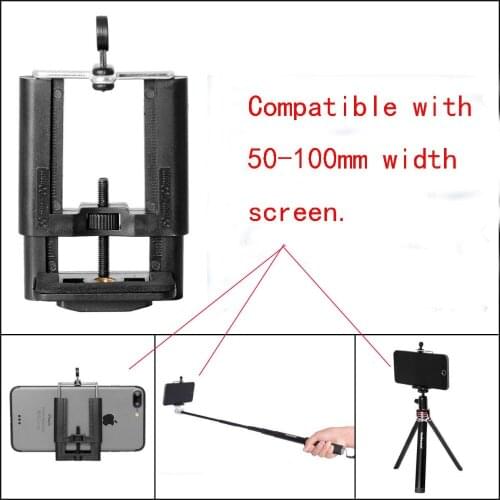 Super Wide Smartphone Tripod Mount Adapter Holder Clamp for smartphone