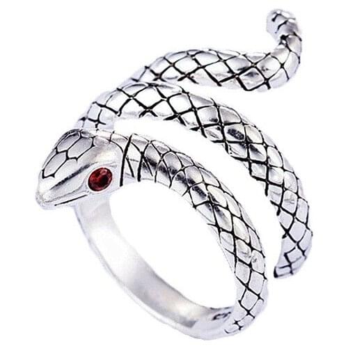 Bohemian Creative Irregular Big Snake Rings For Women Vintage Knuckle Finger Ring Trend Geometric Jewelry