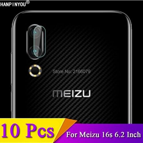 10 Pcs/Lot For Meizu 16s 6.2" Clear Rear Camera Lens Protective Protector Cover Soft Tempered Glass Film Guard