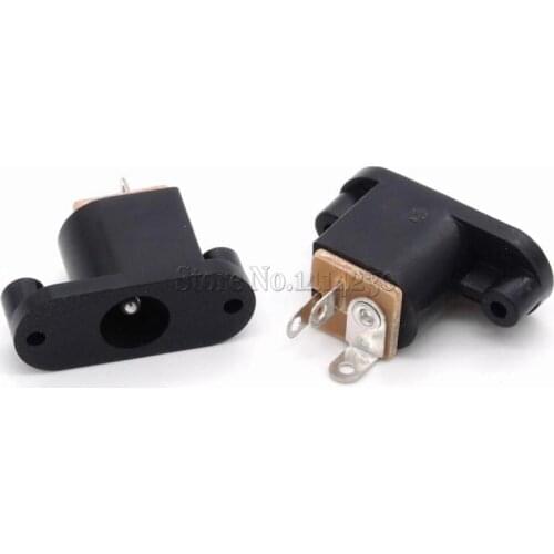 10Pcs High Quality DC Power Socket Jack DC-018 3Pin DIP Adaptation 5.5mmx2.1mm Power Female Plug