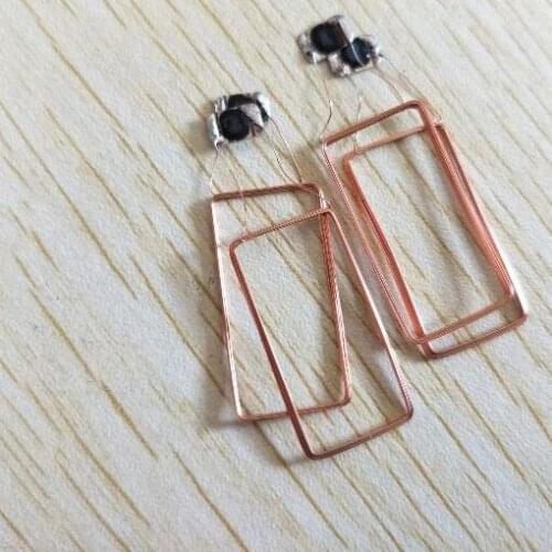 22*12mm ISO14443A IC S50 COB and coil RFID 13.56MHz chips and antennas 10pcs/Lot