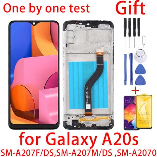 6.5″ For Samsung Galaxy A20s Display LCD Screen+Digitizer Full Assembly With Frame For SM-A207F/DS,SM-A207M/DS,SM-A2070